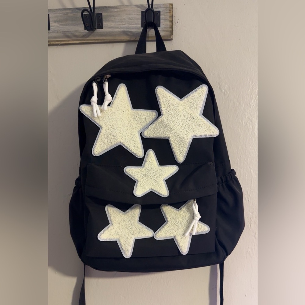 Starry Black Backpack